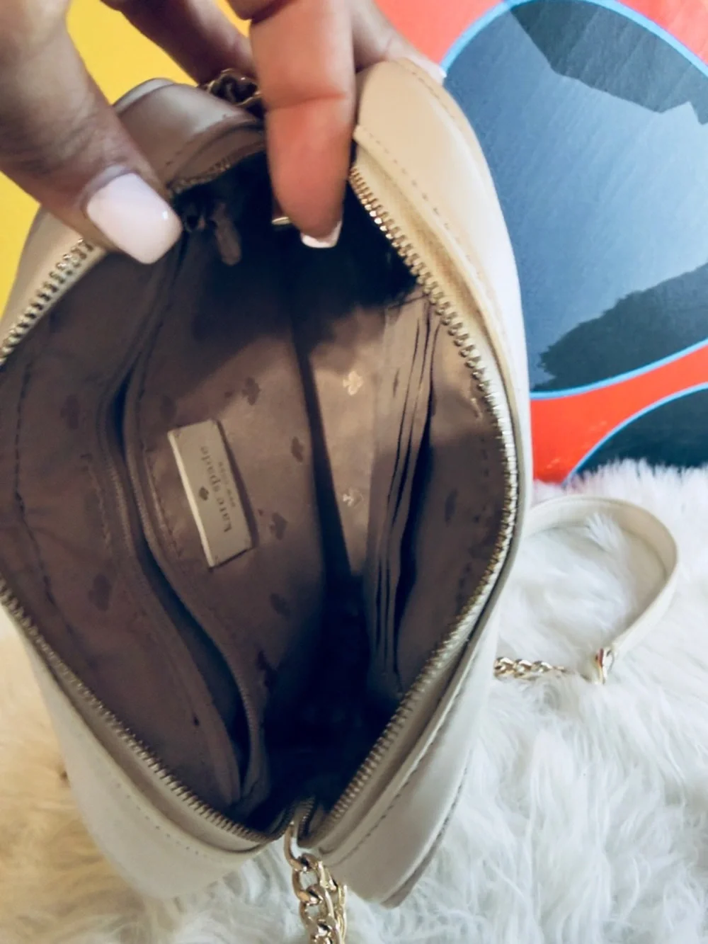 Kate Spade Carey Smooth Quilted Leather Mini‎ Camera Bag (TXABIN)